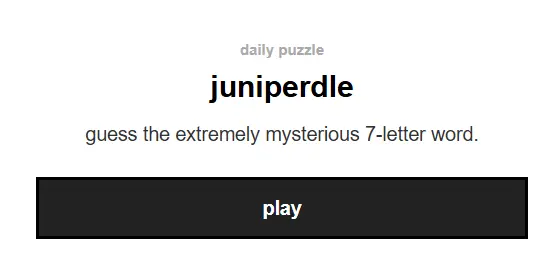 Juniperdle