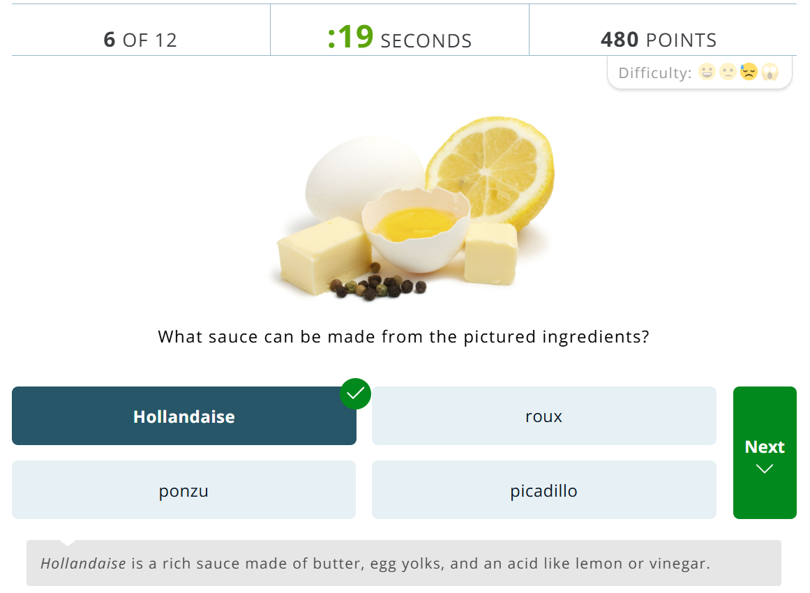 Name That Food Screenshot